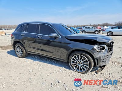 Czwarte zdjęcie samochodu z boku: 2020 MERCEDES-BENZ GLC 300 4MATIC VIN:W1N0G8EB4LF767266 - miniatura