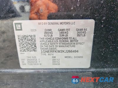 Zdjęcie 14 z 14 samochodu: 2019 CHEVROLET TRAVERSE LS VIN:1GNERFKW2KJ266494 - miniatura