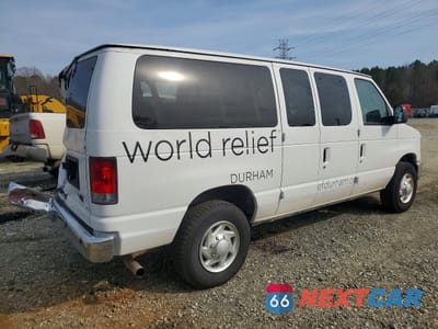 Trzecie zdjęcie samochodu z tyłu: 2014 FORD ECONOLINE E350 SUPER DUTY WAGON VIN:1FBNE3BL9EDA97686 - miniatura