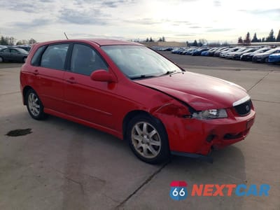 Czwarte zdjęcie samochodu z boku: 2006 KIA SPECTRA SPECTRA5 VIN:KNAFE161465345767 - miniatura