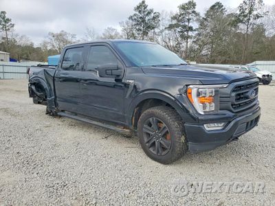 Czwarte zdjęcie samochodu z boku: 2021 FORD F150 SUPERCREW VIN:1FTFW1E85MFC84533 - miniatura