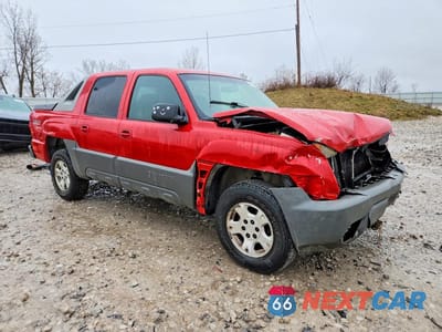Czwarte zdjęcie samochodu z boku: 2002 CHEVROLET AVALANCHE K1500 VIN:3GNEK13T02G221583 - miniatura
