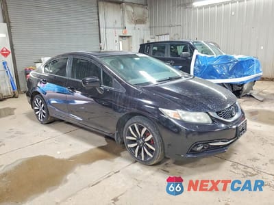 Czwarte zdjęcie samochodu z boku: 2015 HONDA CIVIC EXL VIN:2HGFB2F93FH509415 - miniatura