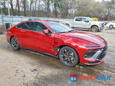 Czwarte zdjęcie samochodu z boku: 2025 HYUNDAI SONATA SEL VIN:KMHL64JA7SA507657 - miniatura