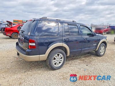 Trzecie zdjęcie samochodu z tyłu: 2006 FORD EXPLORER EDDIE BAUER VIN:1FMEU74E76UA79222 - miniatura