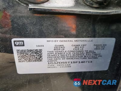 Zdjęcie 12 z 12 samochodu: 2025 CHEVROLET MALIBU LT VIN:1G1ZD5ST1SF140714 - miniatura