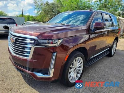 Drugie zdjęcie samochodu z przodu: 2023 CADILLAC ESCALADE LUXURY VIN:1GYS3AKLXPR190547 - miniatura
