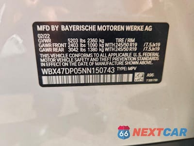 Zdjęcie 13 z 13 samochodu: 2022 BMW X3 SDRIVE30I VIN:WBX47DP05NN150743 - miniatura