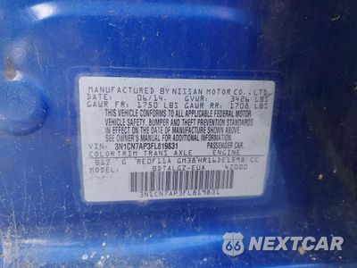 Zdjęcie 12 z 12 samochodu: 2015 NISSAN VERSA 1.6 SL VIN:3N1CN7AP3FL819831 - miniatura