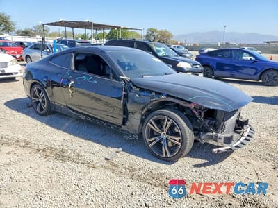 Czwarte zdjęcie samochodu z boku: 2022 BMW 430I VIN:WBA53AP08NCL08450 - miniatura