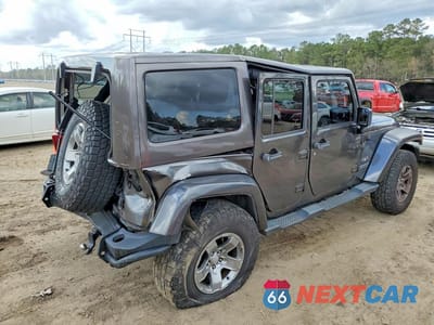 Trzecie zdjęcie samochodu z tyłu: 2016 JEEP WRANGLER UNLIMITED VIN:1C4HJWEGXGL341746 - miniatura