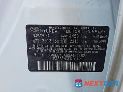 Zdjęcie 13 z 13 samochodu: 2025 HYUNDAI SONATA SEL VIN:KMHL64JA6SA464462 - miniatura