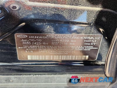 Zdjęcie 13 z 13 samochodu: 2011 HYUNDAI SONATA LIMITED VIN:5NPEC4AC1BH090116 - miniatura