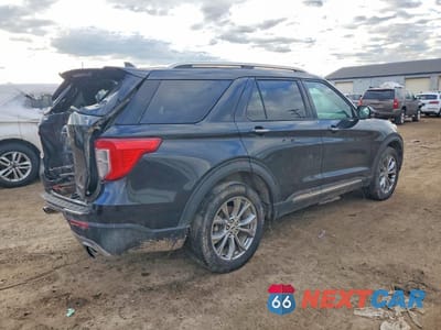 Trzecie zdjęcie samochodu z tyłu: 2022 FORD EXPLORER LIMITED VIN:1FMSK8FH6NGA85743 - miniatura
