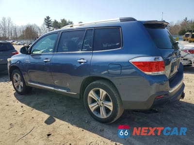 Drugie zdjęcie samochodu z przodu: 2013 TOYOTA HIGHLANDER LIMITED VIN:5TDDK3EH1DS190129 - miniatura