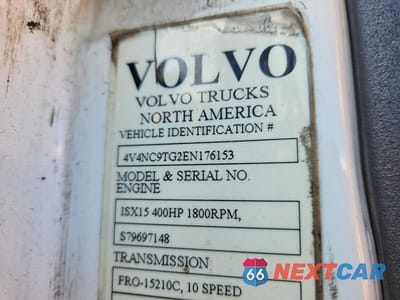 Zdjęcie 10 z 10 samochodu: 2014 VOLVO VNL SEMI TRUCK VIN:4V4NC9TG2EN176153 - miniatura