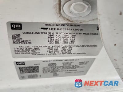 Zdjęcie 12 z 12 samochodu: 2023 GMC SIERRA K1500 AT4 VIN:1GTUUEE82PZ120356 - miniatura