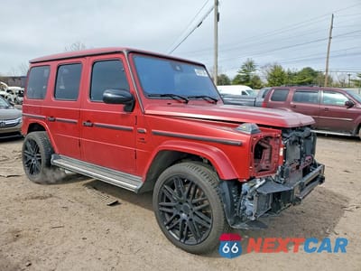 Czwarte zdjęcie samochodu z boku: 2021 MERCEDES-BENZ G 63 AMG VIN:W1NYC7HJ7MX400661 - miniatura