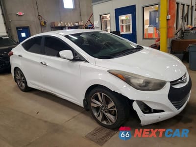 Czwarte zdjęcie samochodu z boku: 2016 HYUNDAI ELANTRA LIMITED VIN:5NPDH4AE3GH668996 - miniatura