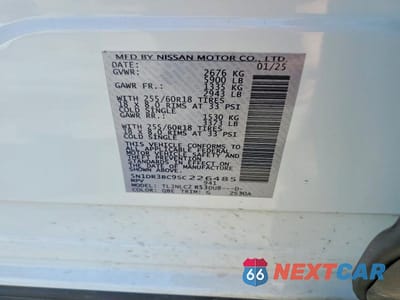 Zdjęcie 13 z 13 samochodu: 2025 NISSAN PATHFINDER SV VIN:5N1DR3BC9SC226485 - miniatura