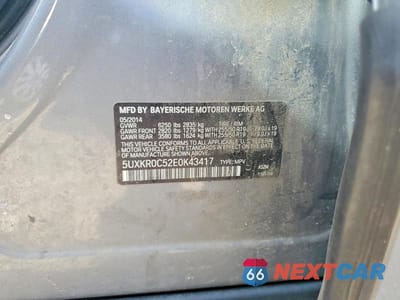 Zdjęcie 14 z 14 samochodu: 2014 BMW X5 XDRIVE35I VIN:5UXKR0C52E0K43417 - miniatura