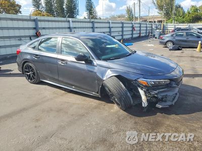 Czwarte zdjęcie samochodu z boku: 2023 HONDA CIVIC SPORT VIN:2HGFE2F51PH567545 - miniatura