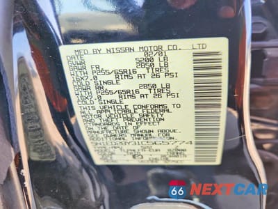 Zdjęcie 13 z 13 samochodu: 2001 NISSAN XTERRA XE-V6 VIN:5N1ED28Y31C565774 - miniatura