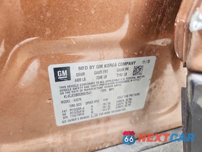 Zdjęcie 13 z 13 samochodu: 2016 BUICK ENCORE VIN:KL4CJESB0GB561541 - miniatura