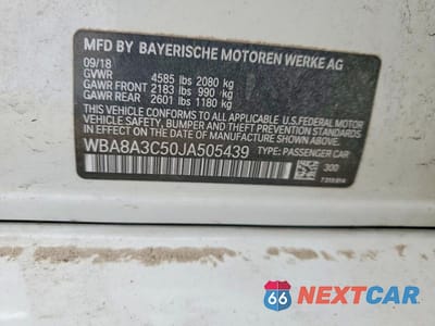 Zdjęcie 13 z 13 samochodu: 2018 BMW 320 XI VIN:WBA8A3C50JA505439 - miniatura