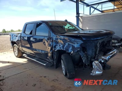 Czwarte zdjęcie samochodu z boku: 2022 CHEVROLET SILVERADO C1500 LT VIN:3GCPACEK8NG511868 - miniatura