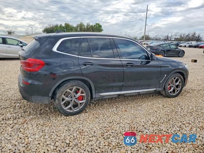 Trzecie zdjęcie samochodu z tyłu: 2021 BMW X3 SDRIVE30I VIN:5UXTY3C04M9H10220 - miniatura
