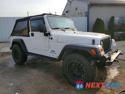 Czwarte zdjęcie samochodu z boku: 2006 JEEP WRANGLER / TJ UNLIMITED VIN:1J4FA44S26P788252 - miniatura