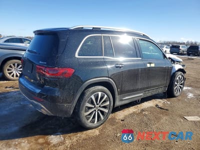 Trzecie zdjęcie samochodu z tyłu: 2023 MERCEDES-BENZ GLB 250 4MATIC VIN:W1N4M4HB3PW333053 - miniatura