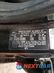 Zdjęcie 13 z 14 samochodu: 2006 KIA SPORTAGE LX VIN:KNDJE723667152600 - miniatura