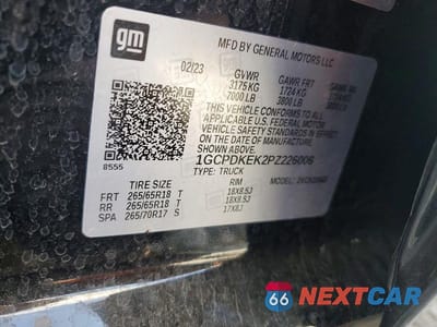 Zdjęcie 13 z 13 samochodu: 2023 CHEVROLET SILVERADO K1500 LT-L VIN:1GCPDKEK2PZ226006 - miniatura