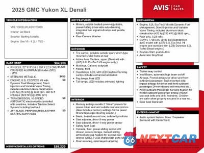Zdjęcie 13 z 13 samochodu: 2025 GMC YUKON XL DENALI VIN:1GKS2JRL6SR319699 - miniatura