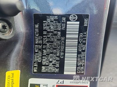 Zdjęcie 12 z 12 samochodu: 2014 TOYOTA CAMRY SE VIN:4T1BF1FK0EU734185 - miniatura