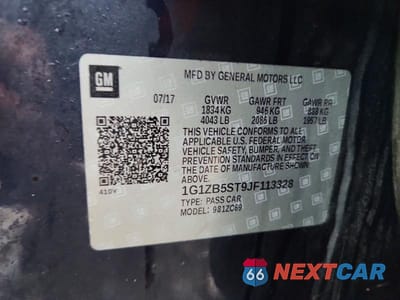 Zdjęcie 12 z 12 samochodu: 2018 CHEVROLET MALIBU LS VIN:1G1ZB5ST9JF113328 - miniatura