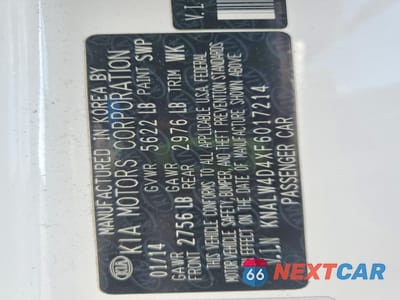 Zdjęcie 12 z 12 samochodu: 2015 KIA K900 LUXURY VIN:KNALW4D4XF6017214 - miniatura