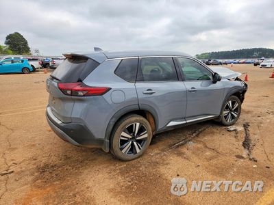 Trzecie zdjęcie samochodu z tyłu: 2021 NISSAN ROGUE SL VIN:5N1AT3CA1MC700076 - miniatura