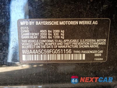 Zdjęcie 12 z 12 samochodu: 2015 BMW 428 I GRAN COUPE VIN:WBA4A5C59FG051156 - miniatura