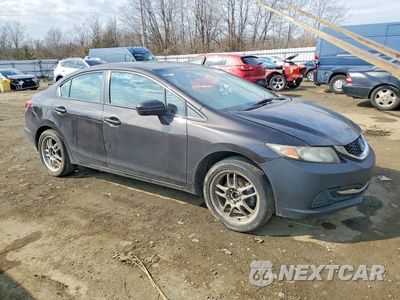 Czwarte zdjęcie samochodu z boku: 2014 HONDA CIVIC LX VIN:2HGFB2F58EH521281 - miniatura