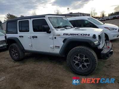 Czwarte zdjęcie samochodu z boku: 2018 JEEP WRANGLER UNLIMITED RUBICON VIN:1C4HJXFG0JW239432 - miniatura