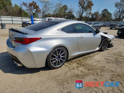 Trzecie zdjęcie samochodu z tyłu: 2015 LEXUS RC F BASE VIN:JTHHP5BC0F5002750 - miniatura