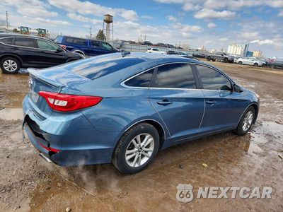 Trzecie zdjęcie samochodu z tyłu: 2017 HYUNDAI SONATA BASE VIN:5NPE24AF0HH568337 - miniatura