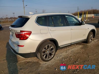 Trzecie zdjęcie samochodu z tyłu: 2016 BMW X3 XDRIVE28I VIN:5UXWX9C50G0D89476 - miniatura