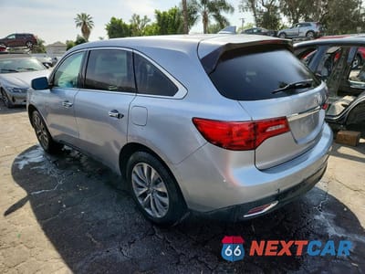 Drugie zdjęcie samochodu z przodu: 2016 ACURA MDX TECHNOLOGY VIN:5FRYD3H42GB017621 - miniatura