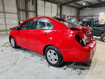 Drugie zdjęcie samochodu z przodu: 2012 CHEVROLET SONIC LS VIN:1G1JB5SH8C4121153 - miniatura