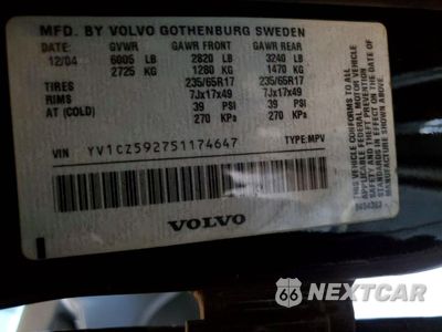 Zdjęcie 12 z 12 samochodu: 2005 VOLVO XC90 VIN:YV1CZ592751174647 - miniatura