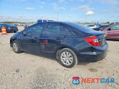 Drugie zdjęcie samochodu z przodu: 2012 HONDA CIVIC LX VIN:19XFB2F55CE109827 - miniatura